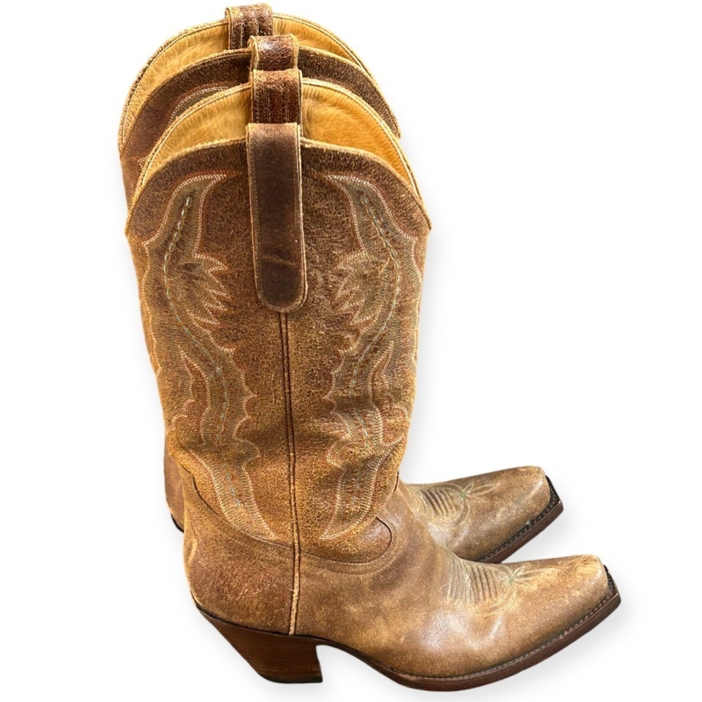 Old Gringo Brown Western Cowboy Boots - Picture 4 of 10